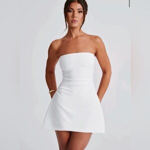 Baby boo FLEUR MINI DRESS - IVORY